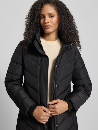 NAUTGÅRD Gewatteerde lange jas met Sorona® Aura-vulling
 Zwart - 3