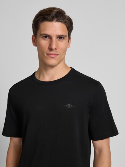 Tom Tailor Regular Fit T-Shirt aus reiner Baumwolle Black 3