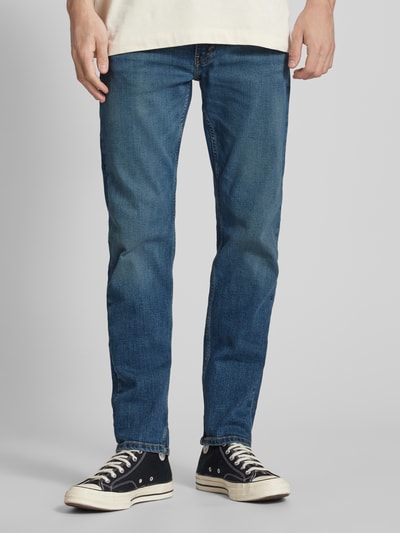 Levi's® Tapered fit jeans in 5-pocketmodel, model '502 PANDA' Jeansblauw - 4