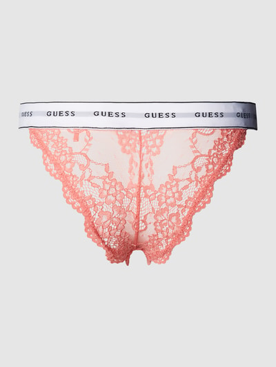 Guess String mit elastischem Logo-Bund Modell 'BELLE' Koralle 3