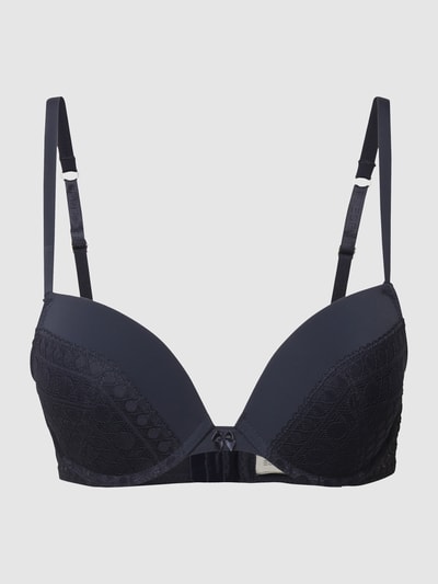 Esprit Push-up-BH mit Spitzenbesatz Blau 1