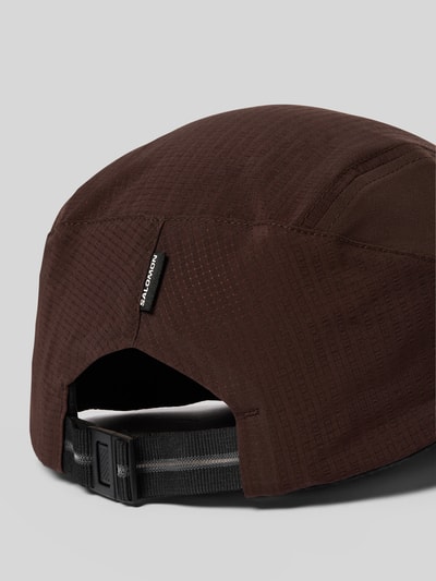 Salomon Basecap mit Logo-Print Modell 'SENSE AERO' Dunkelbraun 3