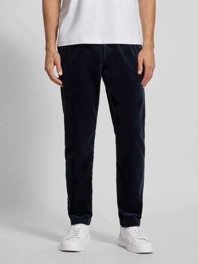 Tommy Hilfiger Tapered Fit Cordhose aus reiner Baumwolle Marine 4
