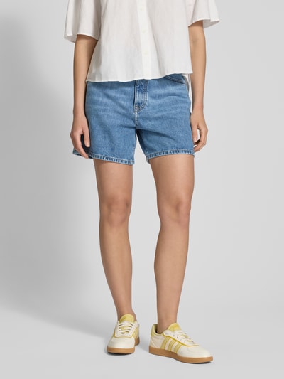 Marc O'Polo Denim Relaxed fit jeansbermuda met steekzakken Jeansblauw - 4