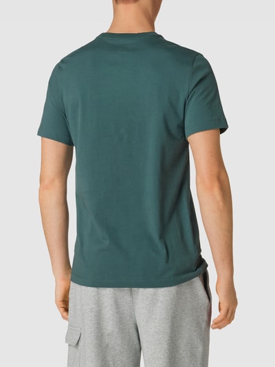 Nike T-shirt met logostitching, model 'CLUB' Olijfgroen - 5