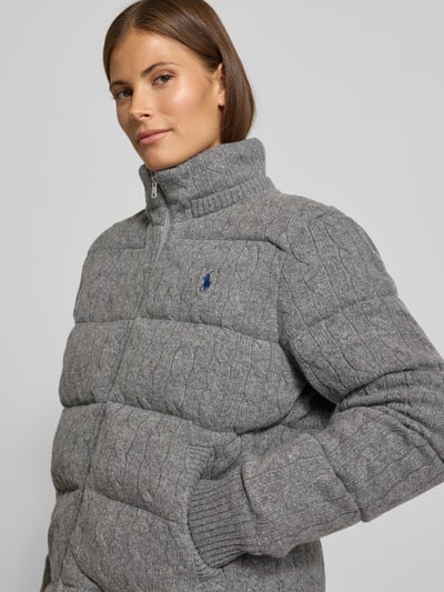 Polo Ralph Lauren Steppjacke aus Woll-Kaschmir-Mix Mittelgrau 3