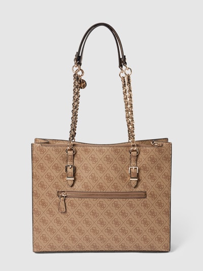 Guess Tote Bag mit Label-Print Modell 'DIDI' Sand 4