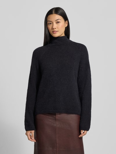 Drykorn Sweter z dzianiny z prążkowanymi wykończeniami model ‘SARWEN’ Czarny 4