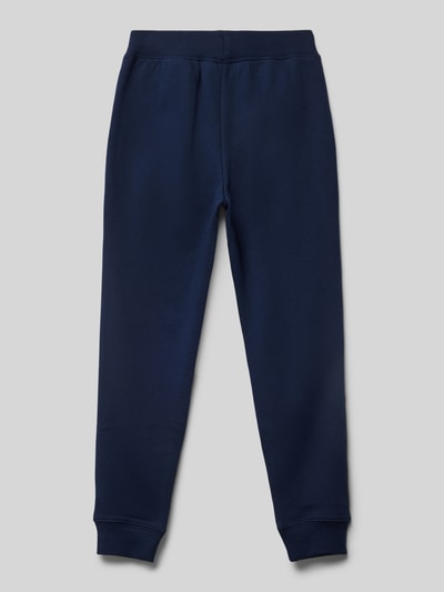 Polo Sport Sweatpants met labelprint Marineblauw - 3