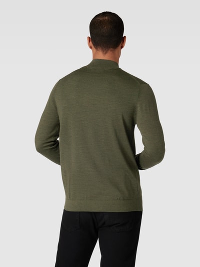 SELECTED HOMME Gebreide pullover met turtleneck, model 'TOWN' Olijfgroen - 5