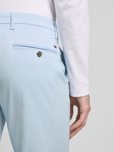 Tommy Hilfiger Stoffhose mit französischen Eingrifftaschen Hellblau 3