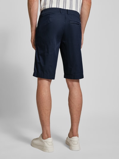 Tom Tailor Regular fit bermuda van katoenmix Marineblauw - 5