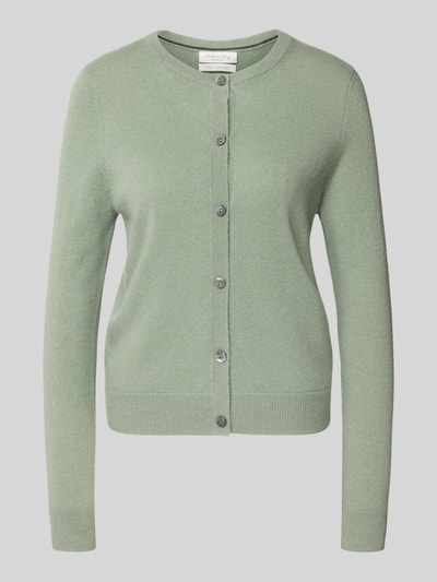 Christian Berg Woman Kurtka z dzianiny z kaszmiru z okrągłym dekoltem Trzcinowy 2