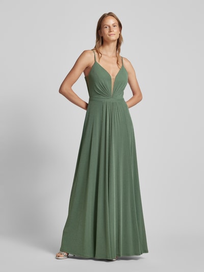 V.M. Abendkleid mit Taillenpasse Mint 1