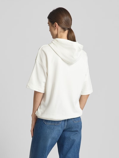 Tom Tailor Relaxed Fit Hoodie Hoodie aus Baumwoll-Mix Offwhite 5