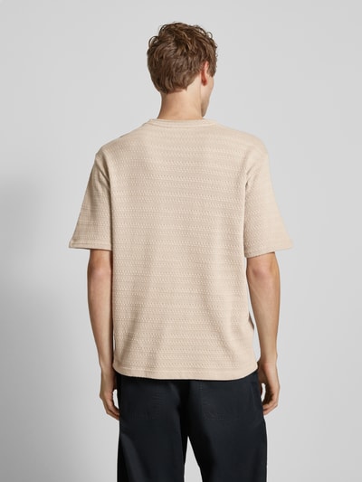 Only & Sons T-shirt met broderie anglaise, model 'GIVO' Beige - 5