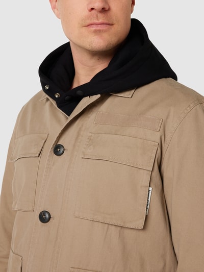 Marc O'Polo Hemdjacke mit Pattentaschen Camel 3