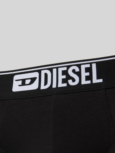 Diesel Slip mit elastischem Logo-Bund im 3er-Pack Black 2