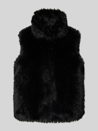 Amber & June Gilet met imitatiebont  - 2