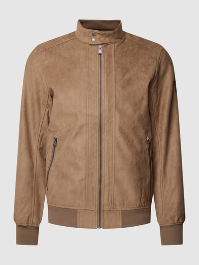 Tom Tailor Blouson mit Stehkragen Beige 2