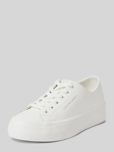 Calvin Klein Jeans Sneaker mit Label-Print Modell 'VULC' Weiss 1