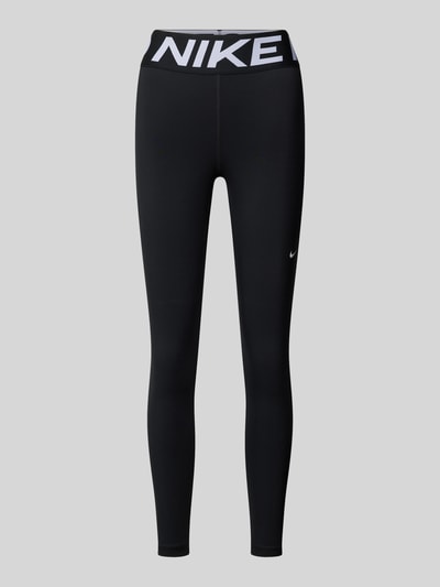 Nike Training Leggings mit elastischem Bund und Logo Black 2