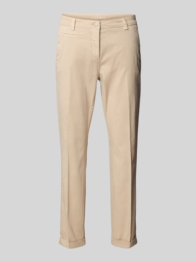 Cambio Slim fit broek met verkort model, model 'STELLA' Beige - 2