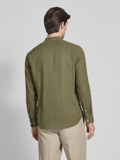 Marc O'Polo Koszula casualowa o kroju regular fit z czystego lnu Oliwkowy 5