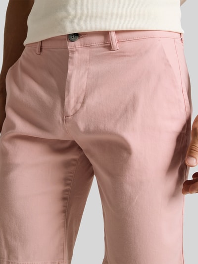 Tom Tailor Slim Fit Chinoshorts aus reiner Baumwolle Pink 3