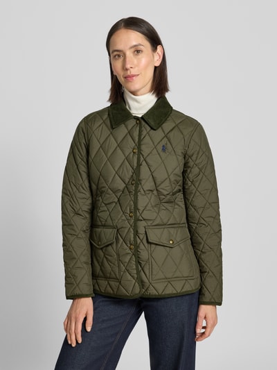 Polo Ralph Lauren Gewatteerd jack met platte kraag en klepzakken Flessengroen - 4