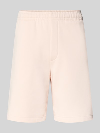 Produktfoto, Regular Fit Shorts aus Baumwoll-Mix von Lacoste in hellem Beige mit glatter Oberfläche und elastischem Bund, Herren Sweatshorts von Lacoste.