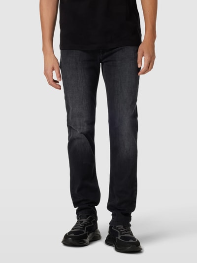 Christian Berg Men Jeans in 5-pocketmodel Donkergrijs - 4