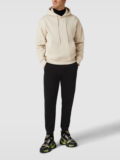 HUGO Sweatpants mit Label-Patch Modell 'Doak' Schwarz 1