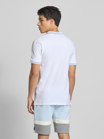 Ellesse Regular fit poloshirt met logobadge, model 'ROOKS' Wit - 5