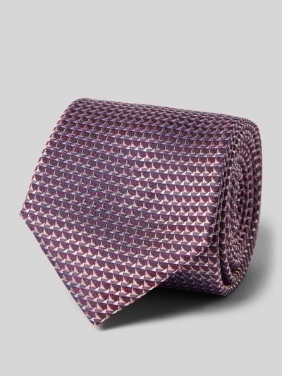 Prince Bowtie Zijden stropdas met logopatch (7 cm) Lila - 1