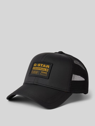 G-Star Raw Trucker Cap mit Label-Badge Black 1