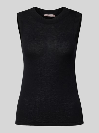 Christian Berg Woman Selection Gebreide top van wol met ronde hals Zwart - 2