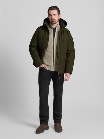 PME Legend Parka met capuchon Olijfgroen - 1