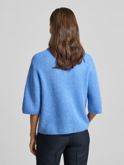 Fynch-Hatton Kardigan z dzianiny z wykładanym kołnierzem Królewski niebieski 5