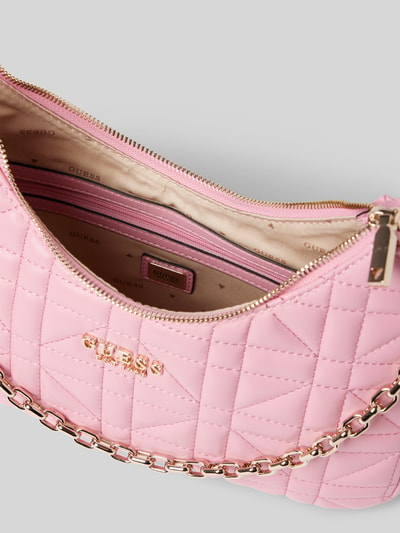 Guess Handtasche mit Steppnähten Modell 'ASSIA' Pink 5