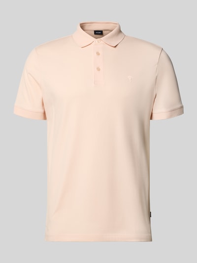 Produktfoto, Regular Fit Poloshirt mit Knopfleiste Modell 'Carlosjuan' von JOOP! Collection, Baumwoll-Mix mit Stretch, zartes Beige, glatte Textur