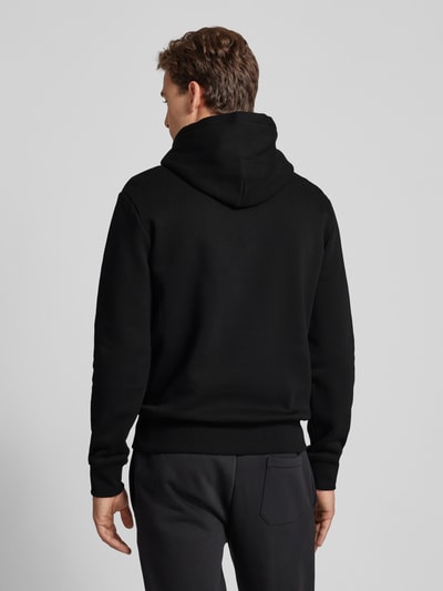 Polo Sport Hoodie met labelprint Zwart - 5