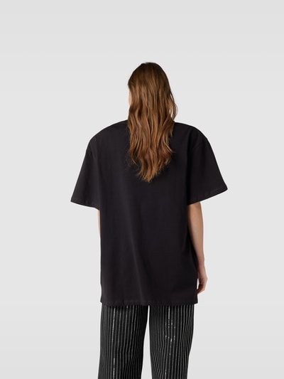 ROTATE Oversized T-Shirt aus reiner Baumwolle Black 5