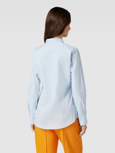 Fransa Overhemdblouse met stretch Lichtblauw - 5