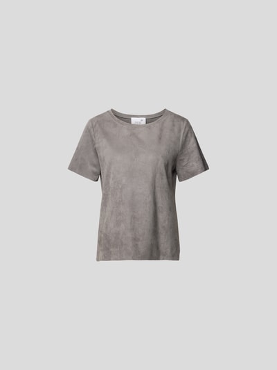 Juvia T-Shirt mit U-Ausschnitt Mittelgrau 2