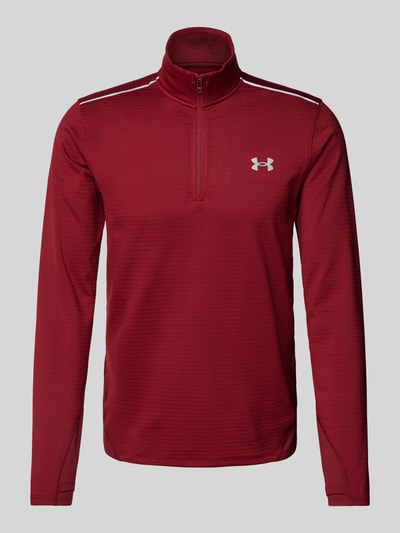 Under Armour Sweatshirt mit Label-Print Modell 'Vanish' Dunkelrot 1