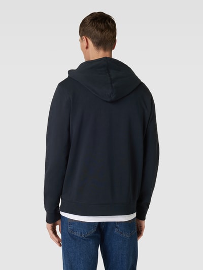 BOSS Orange Hoodie met labeldetail, model 'Wetalk' Marineblauw - 5