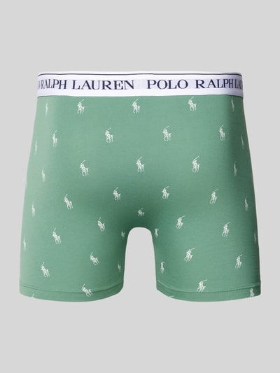 Polo Ralph Lauren Underwear Obcisłe bokserki z paskiem z logo w zestawie 3 szt. Zielony 3