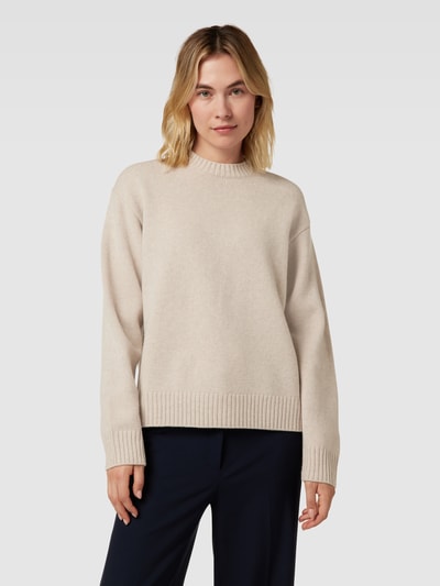 Jake*s Studio Woman Sweter z dzianiny z obniżonymi ramionami Beżowy melanż 4