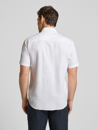 camel active Regular fit vrijetijdsoverhemd met Button-downkraag Wit - 5